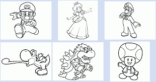 The koopalings, also known as the koopa kids in the super mario bros. Mario Brothers Coloring Book Coloring Pages 4 U