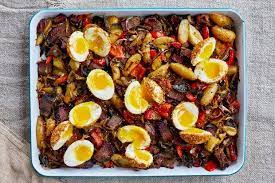 Leek Top Baking Sheet Hash Recipe Leeks Easy Sheet Pan Dinners Food