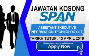 Perkongsian info mengenai kerja kosong di sabah ini adalah merupakan himpunan link atau portal tempat mencari kerja yang paling popular dan sentiasa menyiarkan peluang kerja terbaru di sabah. Kerja Kosong Span Suruhanjaya Perkhidmatan Air Negara 13 April 2018 Applications Are Invited To Qualified Malaysian Citiz Malaysia Finance Retail Banking