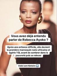 Rebecca Ayoko Egerie De Yves Saint Laurent