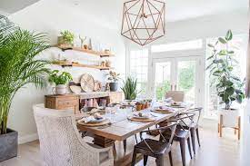 A Traditional Looking House Turned Modern Bohemian Dream Boho Dining Room Modern Dining Room Dining Room Design