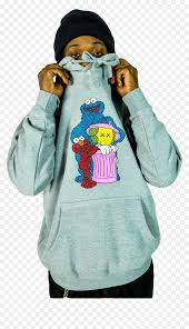 Kaws X Sesame Street Hoodie Hd Png Download Vhv Svg dxf png files clipart.