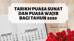 Sekadar perkongsian, cuti awal ramadhan hanya disambut di negeri kedah, johor dan melaka sahaja. Tarikh Puasa Sunat Dan Puasa Wajib Bagi Tahun 2020 Atul Hamid