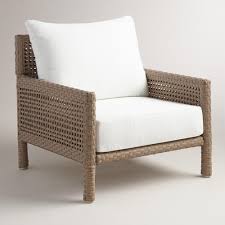 All Weather Wicker Vailea Outdoor Occasional Armchair White Wicker Furniture Patio Furniture Chairs Occasional Armchairs