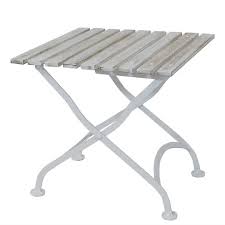 Add an elegant touch to your game room with the stakmore straight edge wood 32 folding card table. White European Chestnut Wood Folding Square Side Table Sunnydaze Decor Target