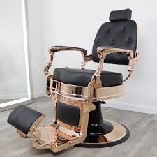 Knockout Rose Gold Barber Chair In 2020 Salon Equipment Barber Chair Barber