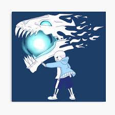 Explore more searches like gaster blaster drawing simple. Undertale Sans And Gasterblaster Framed Art Print By Birbdoll Redbubble