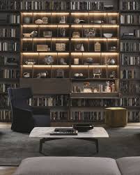 Wall System By Poliform Home Library Rooms Interior Wall Systems