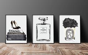 Black And White Framed Prints Set Of 3 24x36 Fashion Posters Black And White By Hellomrmoon White Wall Decor Black And White Decor Decor
