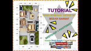Membuat denah rumah dengan photoshop. Cara Membuat Denah 3d Di Sketchup Dan Photoshop Youtube