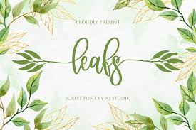 Or just use these various fonts for logo. Leafs 659003 Handwritten Font Bundles