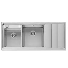 Evier Inox Pyramis Studio 2 Bacs Egouttoir Droite Achat Vente Evier De Cuisine Evier Inox Pyramis Studio 2 Cdiscount