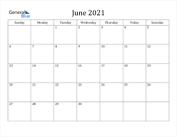 Today's date is wednesday june 16, 2021. June 2021 Calendar Pdf Word Excel