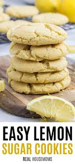 Add lemon juice, one tablespoon at a time, and mix together with a fork. Lemon Sugar Cookies Real Housemoms