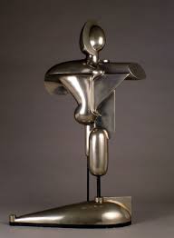 Oskar Schlemmer1888 1943 Abstrakte Figur 1921 1923 1961 Bronzo Nichelato 105 5 X 62 5 X 21 4 Cm Bronze Abstrakt Herzogin Anna Amalia Bibliothek