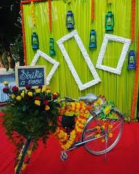 Simple Stylish Decoration Ideas For Haldi Function K4 Fashion Mehndi Decor Indian Wedding Decorations Desi Wedding Decor