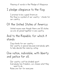 This is a great way for children to memorize the pledge, and for teachers to. The Pledge Of Allegiance Kindergarten Nana
