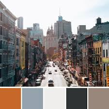 6 City Inspired Color Schemes Branding Boulden Creatives Urban Color Palette Blue Color Schemes Color Schemes