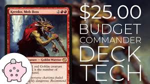 4.9 out of 5 stars 20. Krenko Mob Boss Edh Budget Deck Tech 25 Tribal Magic The Gathering Commander Youtube