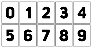 Free number flashcards for kindergarten & preschool! 10 Best Large Printable Numbers 0 9 Printablee Com
