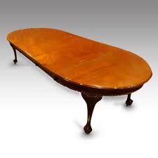 You can see a few examples of different types of antique extending dining tables below from different periods. Superb Edwardian Mahogany Dining Table With Claw And Ball Feet Now Sold Hingstons Antiques Dealers