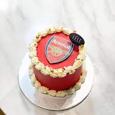 Preheat the oven to 180°c/350°f/gas mark 4. Arsenal Football Cake At 78 00 Per Cake Lele Bakery