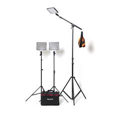 Aputure 3 X Hr672 Led Video Continuous Portable 3 Point Lighting Kit Hypop