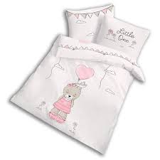 Baby Bettwasche Set Baumwolle Biber Kinderbettwasche 135x100 Fur Madchen Hase Little One Rosa Beige 1 Baby Bettwasche Kinderbettwasche Bettwasche Set