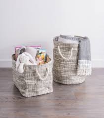 Framed wall art for living room 12x12x12 baskets. Baskets Bins Containers Cotton Rope Woven Storage Baskets Bin Set Of 3 Collapsible Cotton Rope Storage Baskets With Handles Decorative Woven Basket For Decoration And Organizing Baby Diapers Toy Blanket Clothes