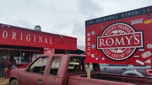 Romy's kahuku prawns and shrimp. ê°„íŒì€ íŠ¸ëŸ­ ìœ„ì— Picture Of Romy S Kahuku Prawns And Shrimp Tripadvisor