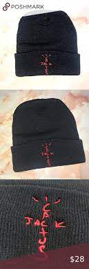 New Cactus Jack Travis Scott Black Beanie Hat Black Beanie Travis Scott Black Beanie Hats