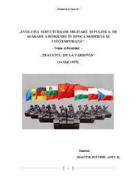 Código postal de varsovia de barcelona (barcelona) de españa. Referat Tratatul De La Varsovia Istorie Universala 360510