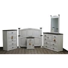 Side roller drawer glides for. Bedroom Sets Weathered White Mansion 7 Pc Queen Bedroom Set At Jazzi Rae S Furniture