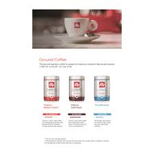 Our unique illy blend of 100% arabica coffee beans is available in 3 distinct roasts; Illy Ground Coffee Medium Roast Decaffeinated Medium Intenso Dark Moka Medium 250g Shopee Malaysia