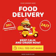 Food Delivery At Home Delivery Ads Delivery Poster Food Poster Design