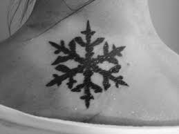 You may think that there could not be many different designs for the snowflake tattoo but you would be wrong. Silhouette Snowflake Tattoo On Upper Back By Maria Ronngren