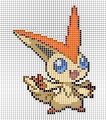 494 Victini By Https Www Deviantart Com Electryonemoongoddes On Deviantart Pokemon Cross Stitch Patterns Pokemon Cross Stitch Anime Pixel Art