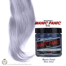 Manic Panic Blue Steel Classic Cream Formula Madame Chocolat Hair Color Hair Color Cream Manic Panic Blue Steel