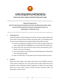 Nurul anisa mhd isa august 7, 2017 at 10:47 pm. Arahan Pelaksanaan Aktiviti Keagamaan Di Masjid Dan Surau Negeri Kedah Darul Aman