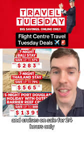 Travel Tuesday Deals are