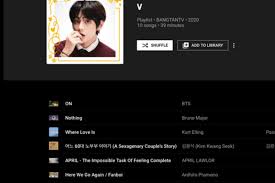 V bts adalah idol pertama dengan nama individual yang wajahnya terpampang di gedung tertinggi di dunia, burj khalifa. Lagu Ardhito Pramono Jadi Playlist V Bts Antara News