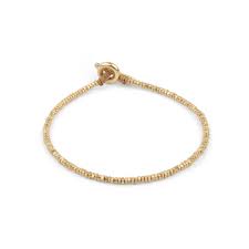 24 karat is 100 percent, 18 karat is 75 percent, and 14 karat is 58.5 percent gold. 18k Gold Cornerless 2 5 Mm Mini Bead Bracelet M Cohen