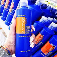 It's made with a violet pigment that turns down the grey or lightened hairs to be less noticeable. Fanola No Orange Shampoo 350ml Nutri Care Conditioner 350ml Amazon De Beauty