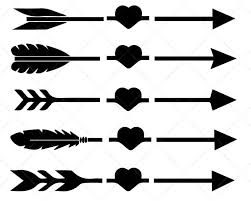 Download Heart Arrows Bundle 1 Svg Cut Files For Cricut Silhouette Scotties Designs