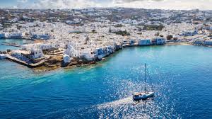 Mykonos is a greek island, part of the cyclades, lying between tinos, syros, paros and naxos. How The Greek Islands Became One Of The World S Biggest Tourist Destinations Conde Nast Traveler