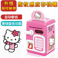 10 tips mudah cara ajar anak menabung dan menyimpan duit dari kecil. Malaysia V Tabung Duit Syiling Dan Kertas Ada Password Tema Kartun Finger Scan Password Safe Box