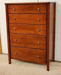 Antique pennsylvanian 'tiger maple' chest of drawers, circa 1840. Maple 5 Drawer Chest Of Drawers De Vries Woodcrafters