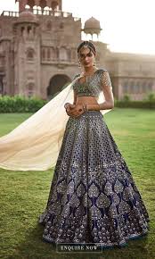 Anita Dongre India S Top Brand Of Designer Bridal Wear Fashion Accessories Bridal Lehenga Choli Blue Lehenga Indian Lehenga
