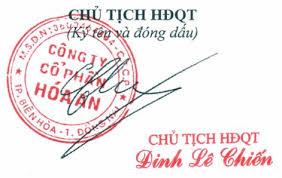 CÔNG TY CỔ PHẦN HÓA AN