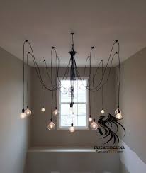 Tarzaydinlatma Tarz Modern Dekoratif Aydinlatma Aydinlatma Grupampul Edison Rustik Flamanli Ampul Retro Renkli Kumas Kablo Avize Avizeler Ampul